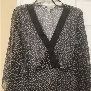 Empire waist sheer top